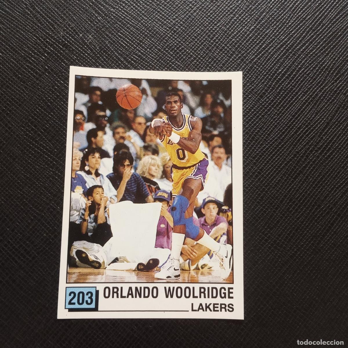Collezionismo sportivo: 203 ORLANDO WOOLRIDGE LAKERS PANINI 1990 BASKET NBA 90 CROMO BALONCESTO - SIN PEGAR - A53 PG361