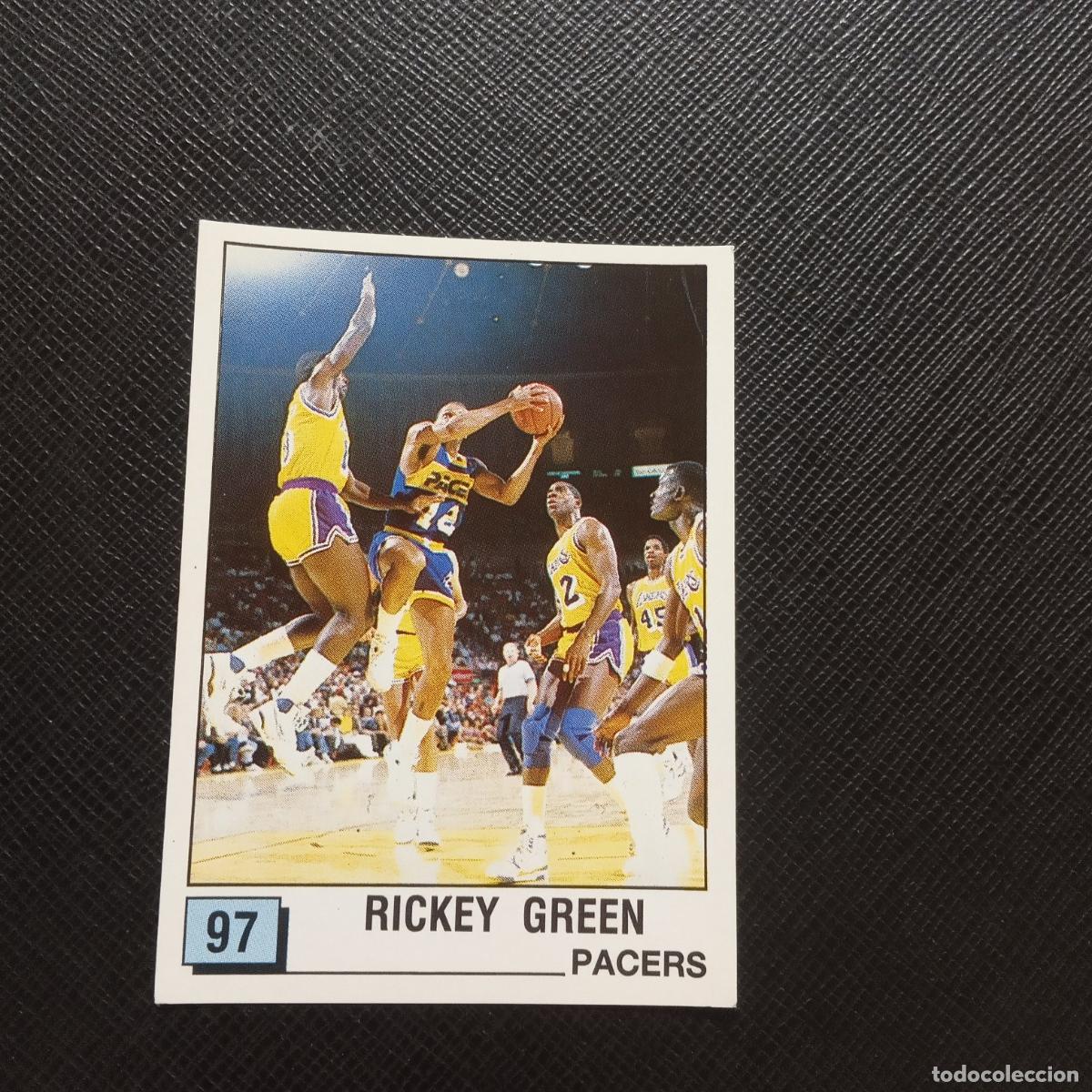 Coleccionismo deportivo: 97 RICKEY GREEN PACERS PANINI 1990 BASKET NBA 90 CROMO BALONCESTO - SIN PEGAR - A53 PG388
