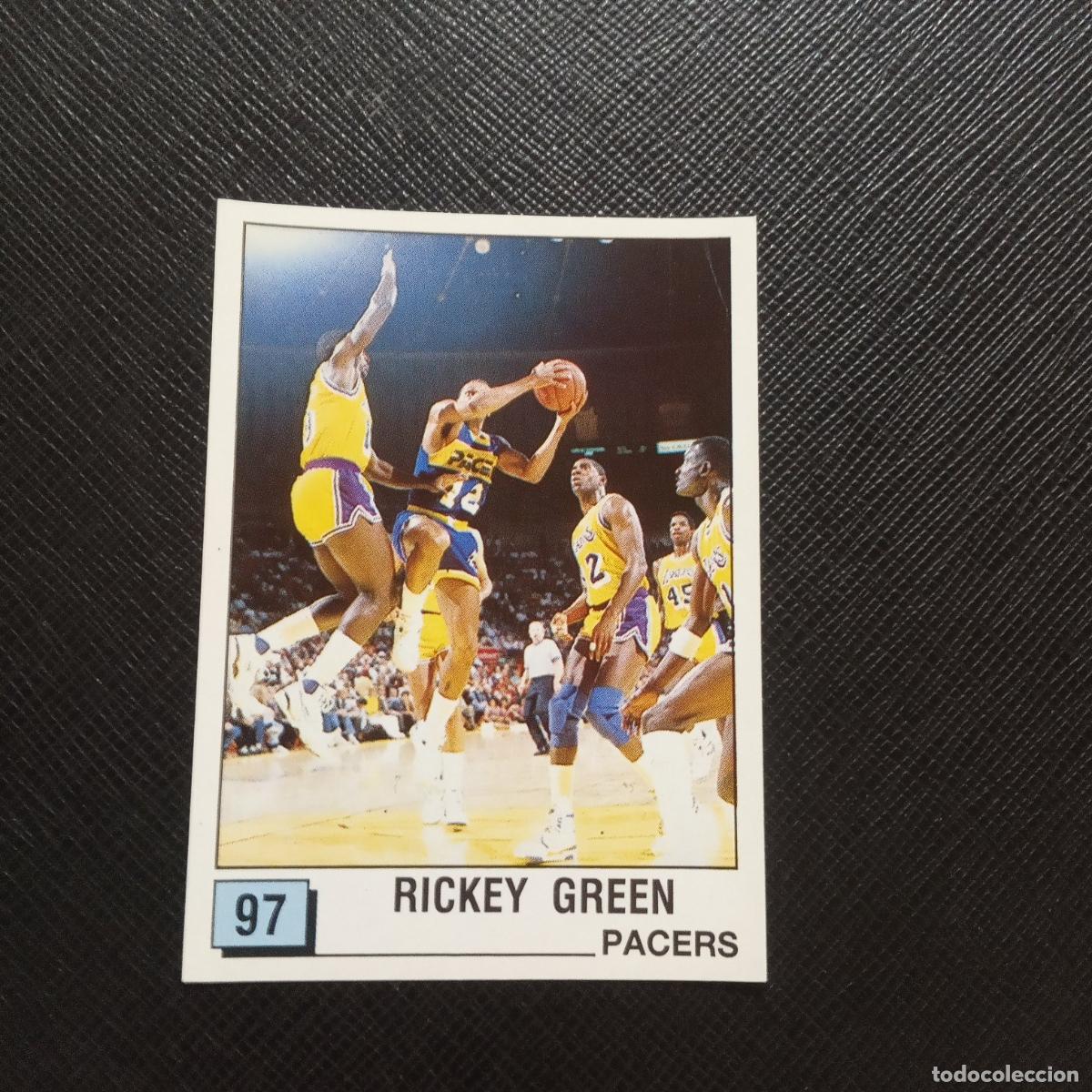 Coleccionismo deportivo: 97 RICKEY GREEN PACERS PANINI 1990 BASKET NBA 90 CROMO BALONCESTO - SIN PEGAR - A53 PG397