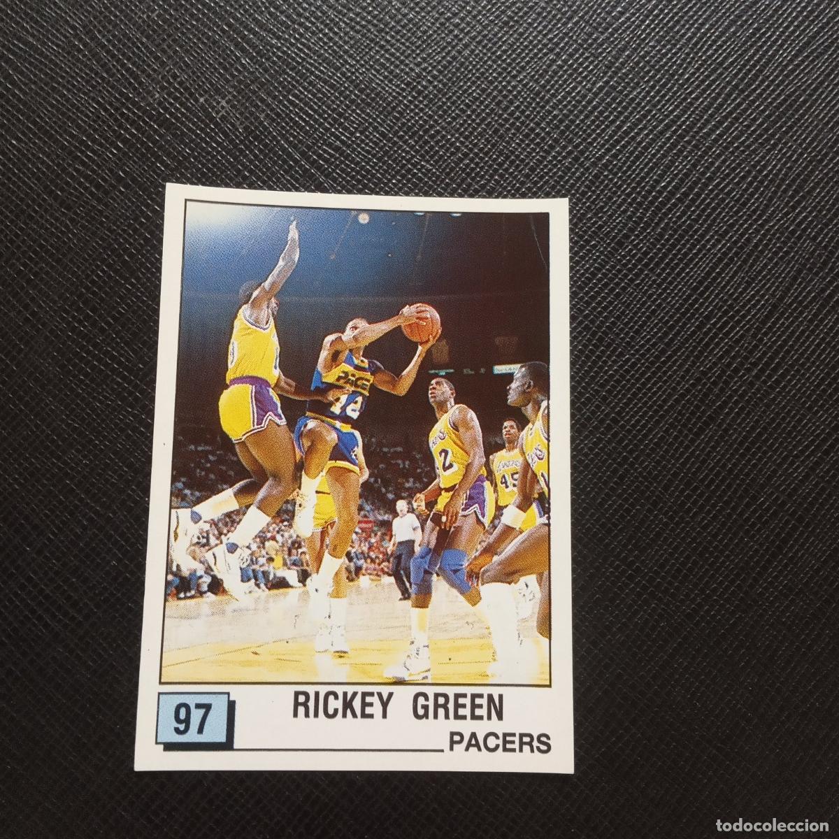 Coleccionismo deportivo: 97 RICKEY GREEN PACERS PANINI 1990 BASKET NBA 90 CROMO BALONCESTO - SIN PEGAR - A53 PG397 B