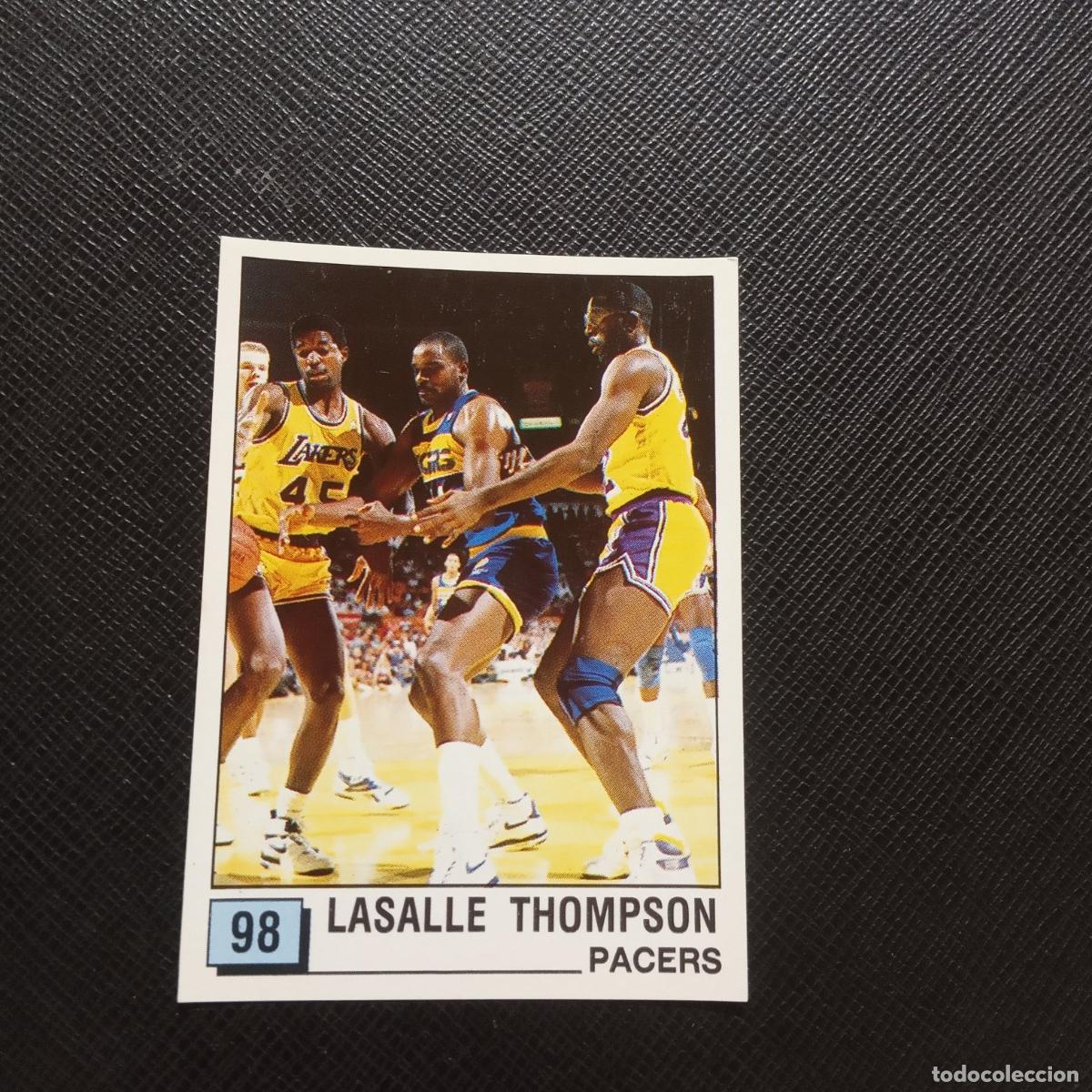 Colecionismo desportivo: 98 LASALLE THOMPSON PACERS PANINI 1990 BASKET NBA 90 CROMO BALONCESTO - SIN PEGAR - A53 PG379