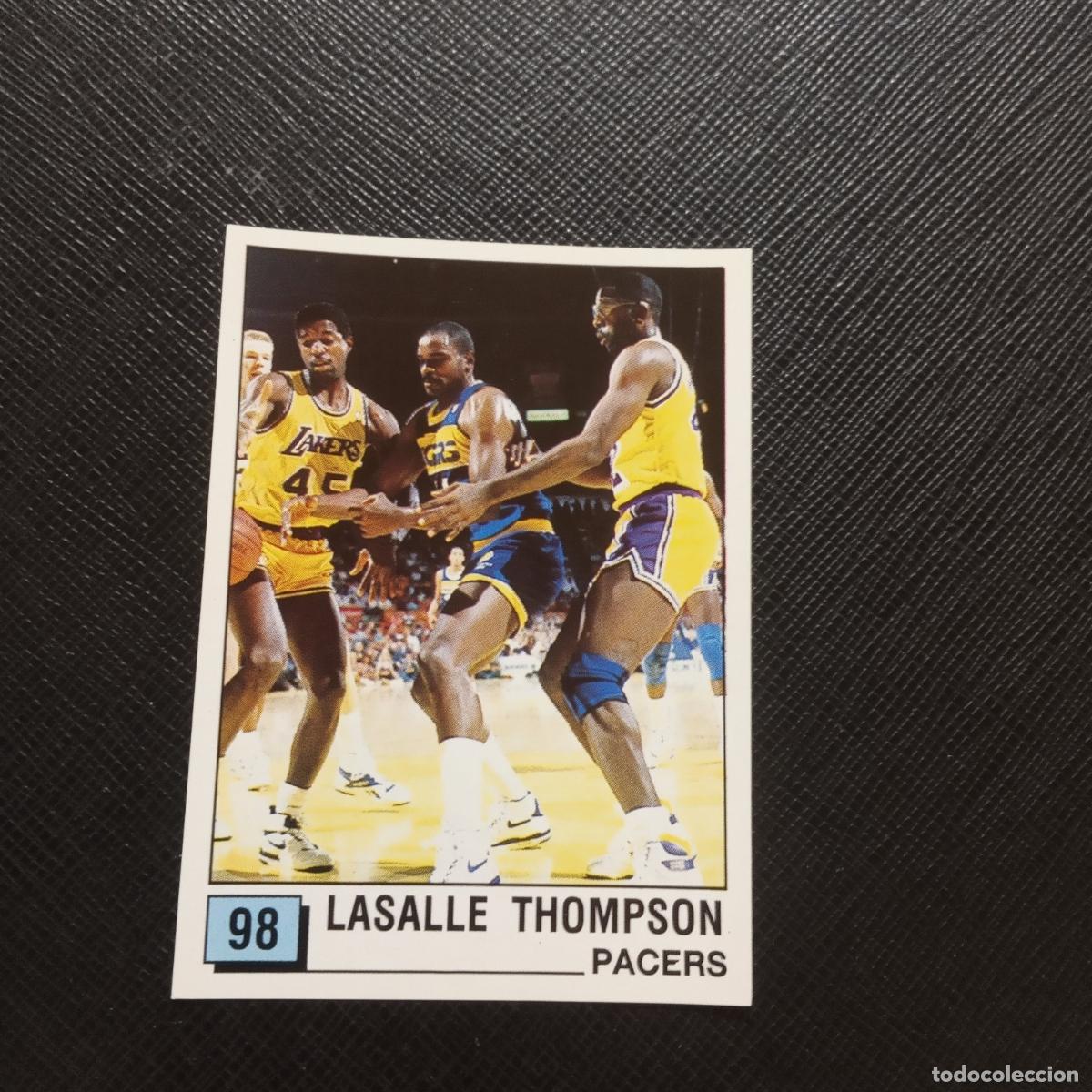 Colecionismo desportivo: 98 LASALLE THOMPSON PACERS PANINI 1990 BASKET NBA 90 CROMO BALONCESTO - SIN PEGAR - A53 PG379 B