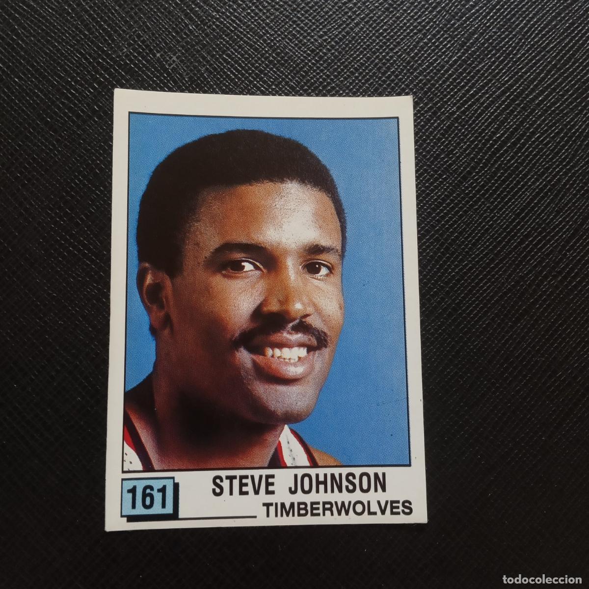 Coleccionismo deportivo: 161 STEVE JOHNSON TIMBERWOLVES PANINI 1990 BASKET NBA 90 CROMO BALONCESTO - SIN PEGAR - A53 PG442 B