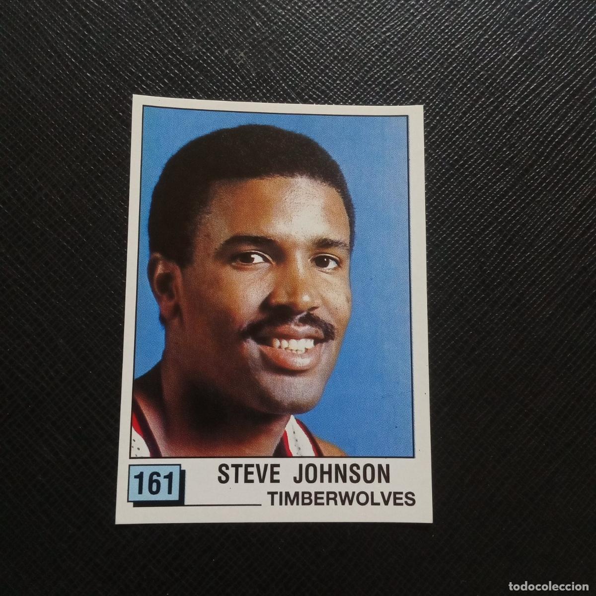 Coleccionismo deportivo: 161 STEVE JOHNSON TIMBERWOLVES PANINI 1990 BASKET NBA 90 CROMO BALONCESTO - SIN PEGAR - A53 PG451