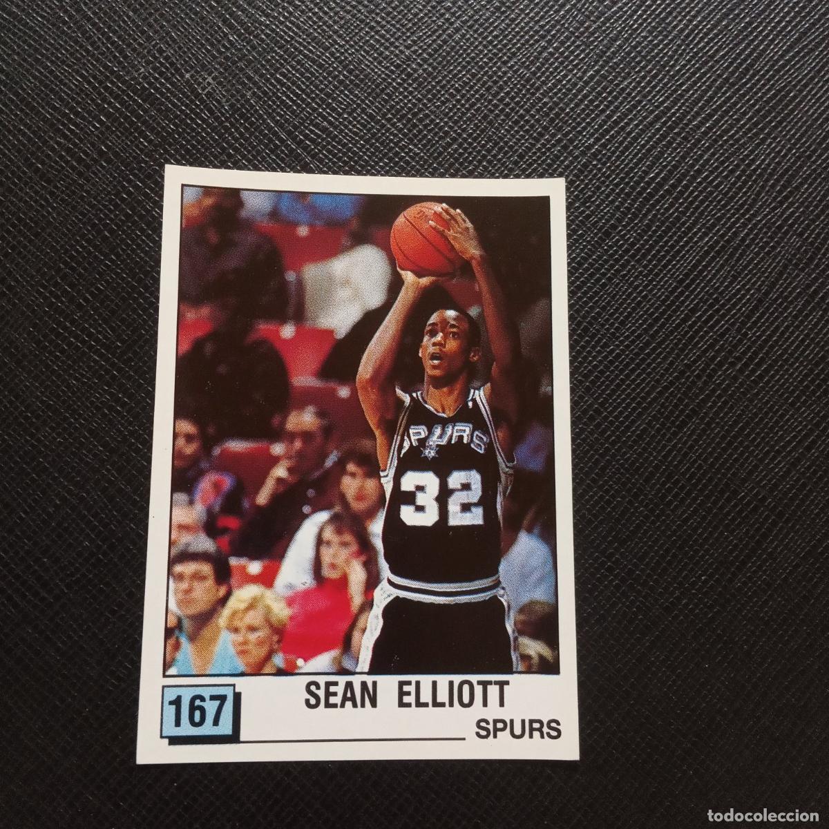 Coleccionismo deportivo: 167 SEAN ELLIOTT SPURS PANINI 1990 BASKET NBA 90 CROMO BALONCESTO - SIN PEGAR - A53 PG451