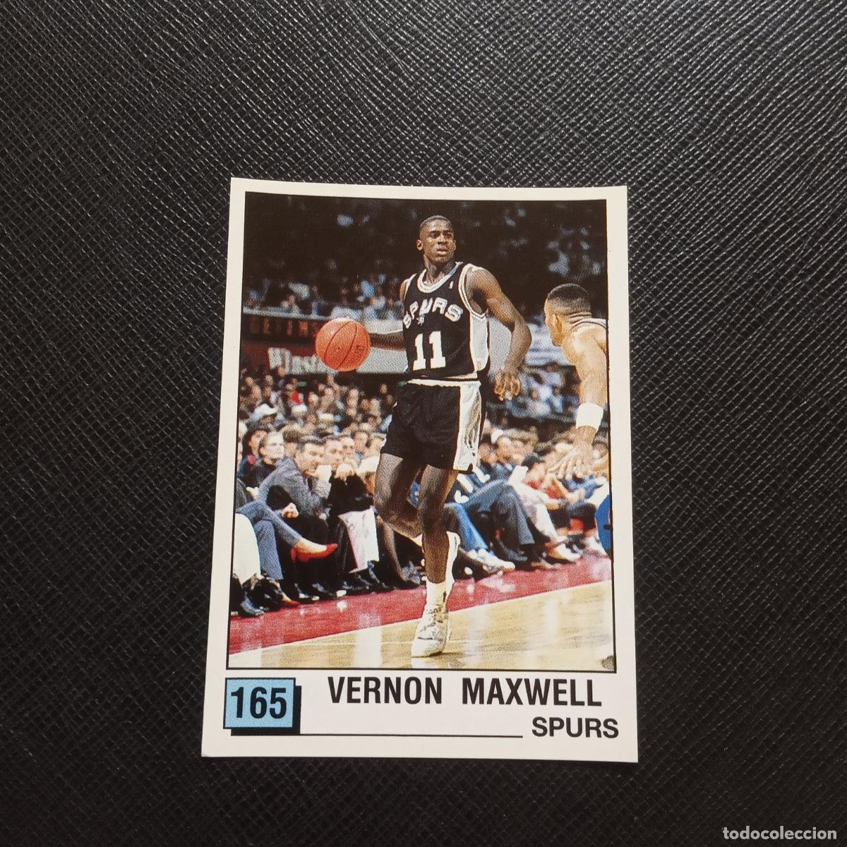 Coleccionismo deportivo: 165 VERNON MAXWELL SPURS PANINI 1990 BASKET NBA 90 CROMO BALONCESTO - SIN PEGAR - A53 PG451