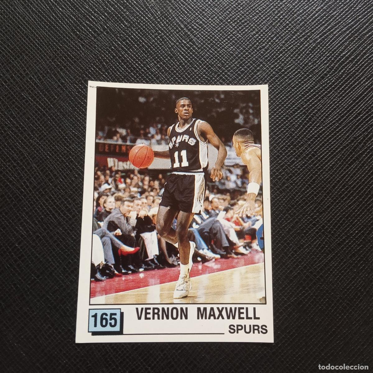 Coleccionismo deportivo: 165 VERNON MAXWELL SPURS PANINI 1990 BASKET NBA 90 CROMO BALONCESTO - SIN PEGAR - A53 PG451 B