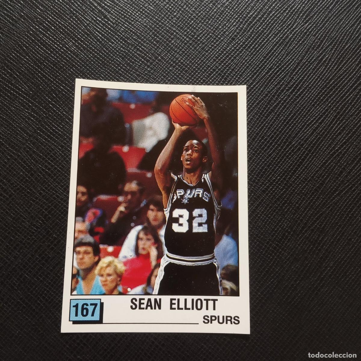 Coleccionismo deportivo: 167 SEAN ELLIOTT SPURS PANINI 1990 BASKET NBA 90 CROMO BALONCESTO - SIN PEGAR - A53 PG451 B