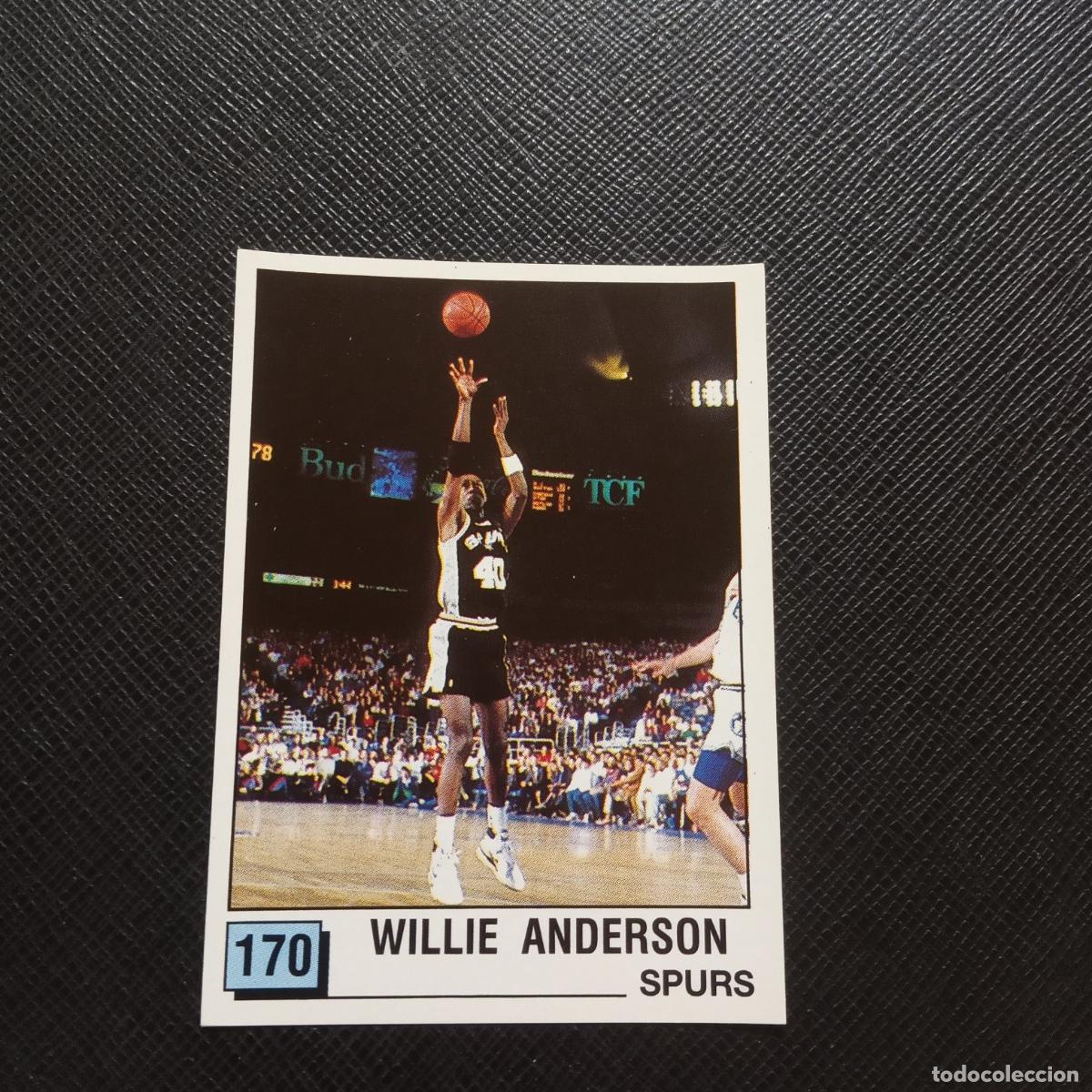 Colecionismo desportivo: 170 WILLIE ANDERSON SPURS PANINI 1990 BASKET NBA 90 CROMO BALONCESTO - SIN PEGAR - A53 PG451
