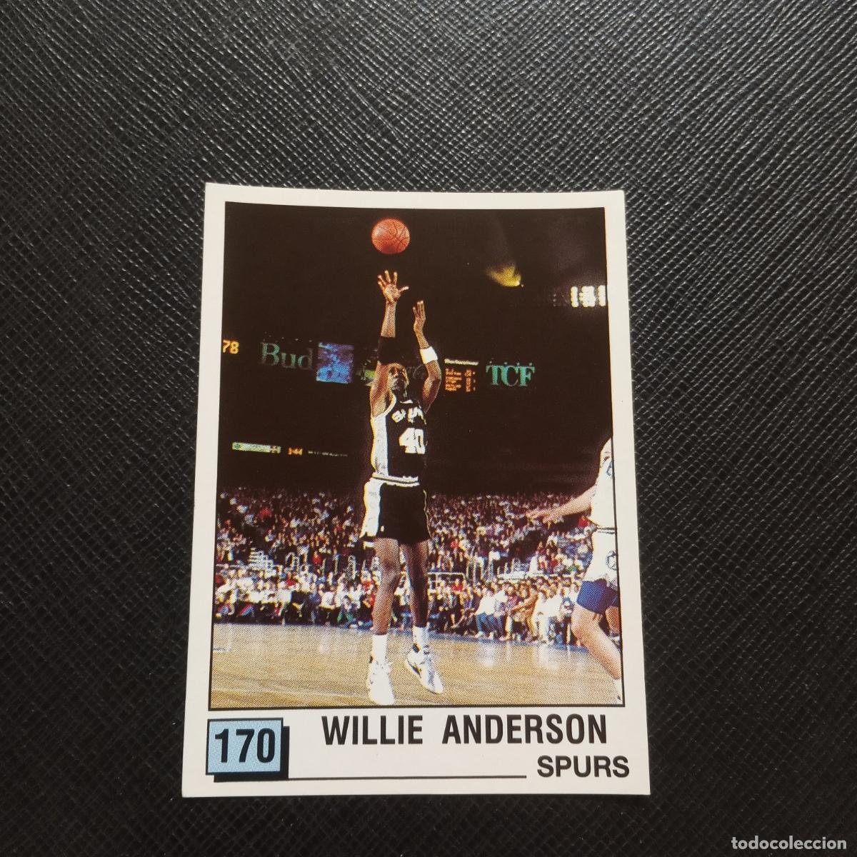 Colecionismo desportivo: 170 WILLIE ANDERSON SPURS PANINI 1990 BASKET NBA 90 CROMO BALONCESTO - SIN PEGAR - A53 PG451 B