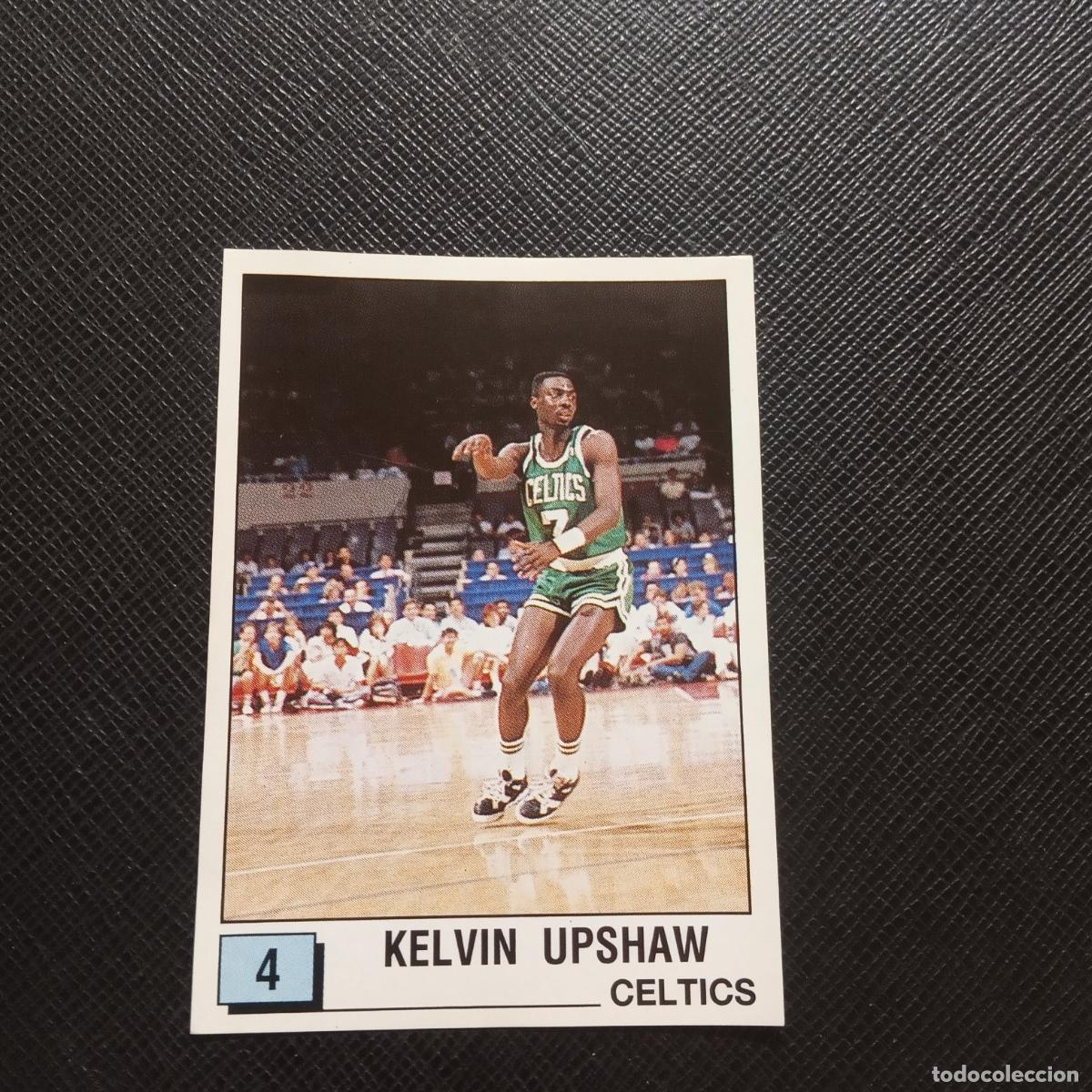 Coleccionismo deportivo: 4 KELVIN UPSHAW CELTICS PANINI 1990 BASKET NBA 90 CROMO BALONCESTO - SIN PEGAR - A53 PG460 B