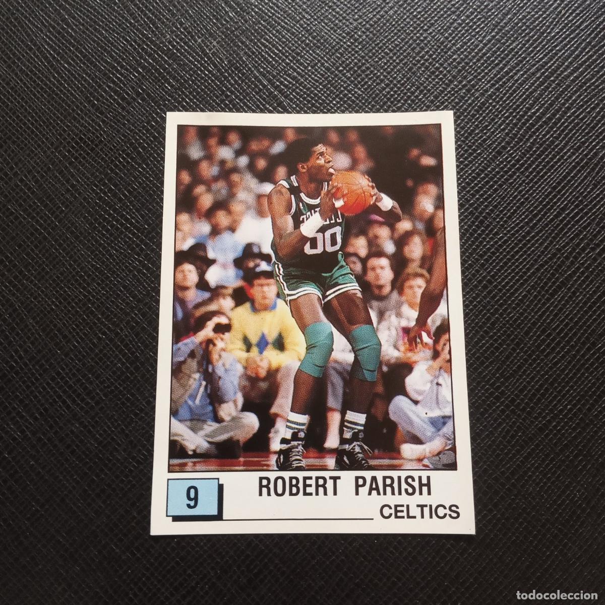 Coleccionismo deportivo: 9 ROBERT PARISH CELTICS PANINI 1990 BASKET NBA 90 CROMO BALONCESTO - SIN PEGAR - A53 PG460