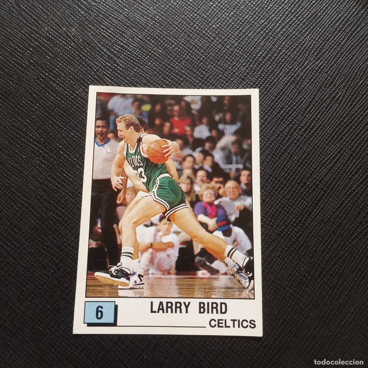 Sports collectibles: 6 LARRY BIRD CELTICS PANINI 1990 BASKET NBA 90 CROMO BALONCESTO - SIN PEGAR - A53 PG460