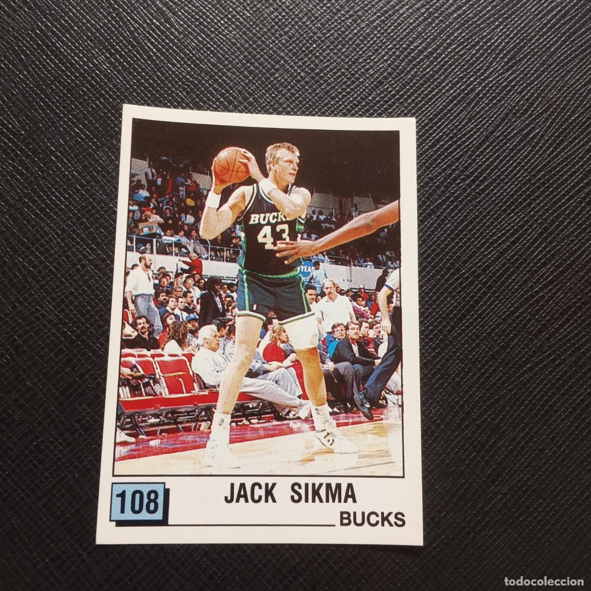Coleccionismo deportivo: 108 JACK SIKMA BUCKS PANINI 1990 BASKET NBA 90 CROMO BALONCESTO - SIN PEGAR - A53 PG469