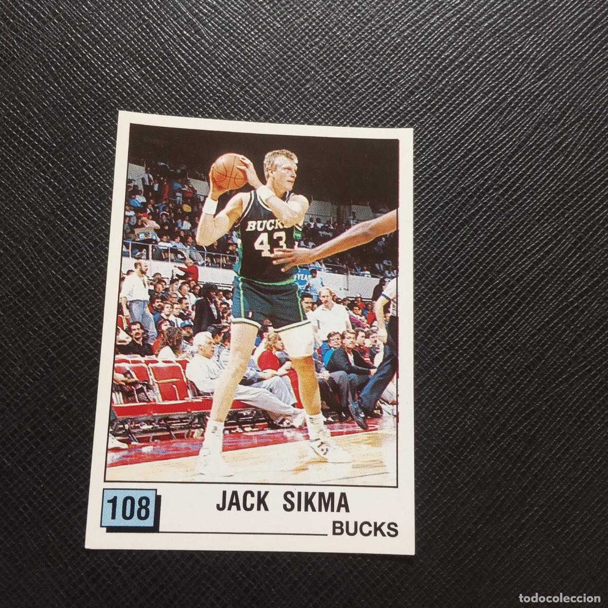 Coleccionismo deportivo: 108 JACK SIKMA BUCKS PANINI 1990 BASKET NBA 90 CROMO BALONCESTO - SIN PEGAR - A53 PG478