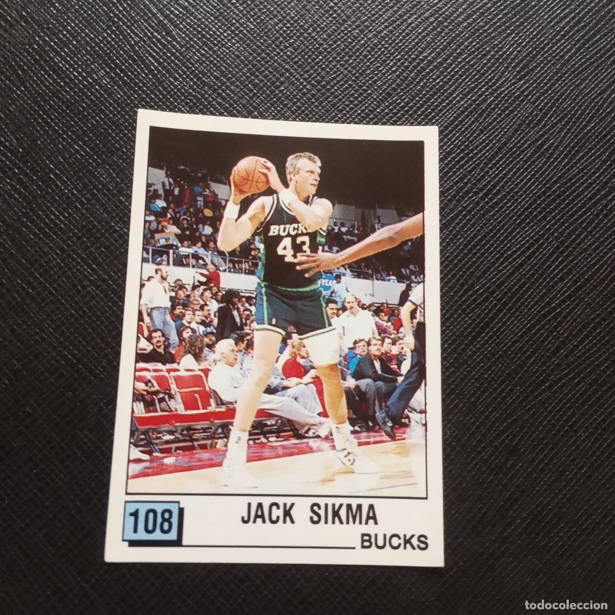 Coleccionismo deportivo: 108 JACK SIKMA BUCKS PANINI 1990 BASKET NBA 90 CROMO BALONCESTO - SIN PEGAR - A53 PG487