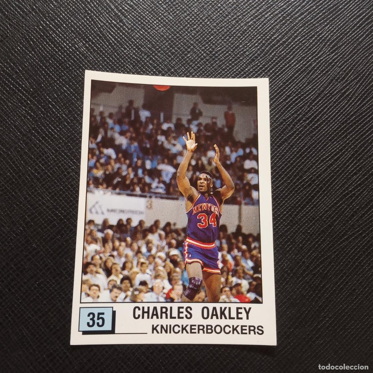 Coleccionismo deportivo: 35 CHARLES OAKLEY KNICKERBOCKERS PANINI 1990 BASKET NBA 90 CROMO BALONCESTO - SIN PEGAR - A53 PG469