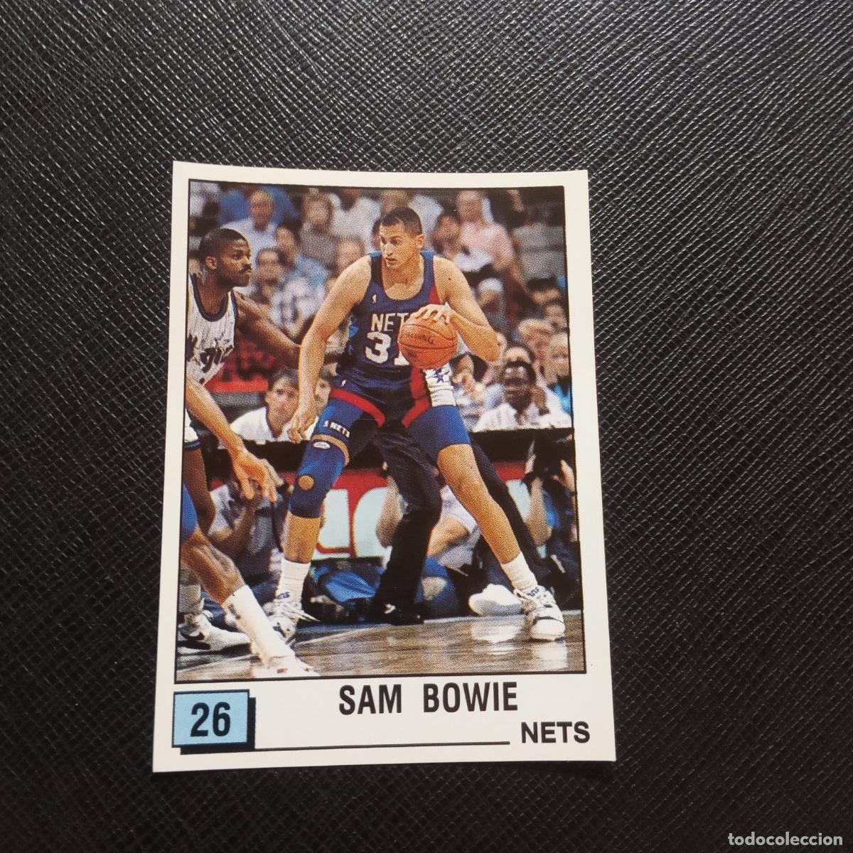 Coleccionismo deportivo: 26 SAM BOWIE NETS PANINI 1990 BASKET NBA 90 CROMO BALONCESTO - SIN PEGAR - A53 PG469