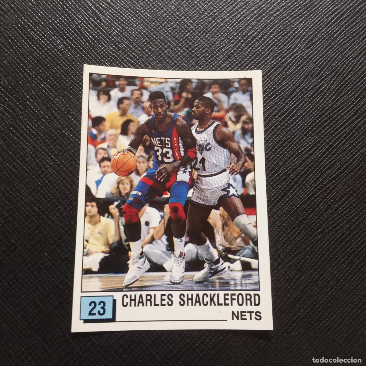 Coleccionismo deportivo: 23 CHARLES SCHACKLEFORD NETS PANINI 1990 BASKET NBA 90 CROMO BALONCESTO - SIN PEGAR - A53 PG478