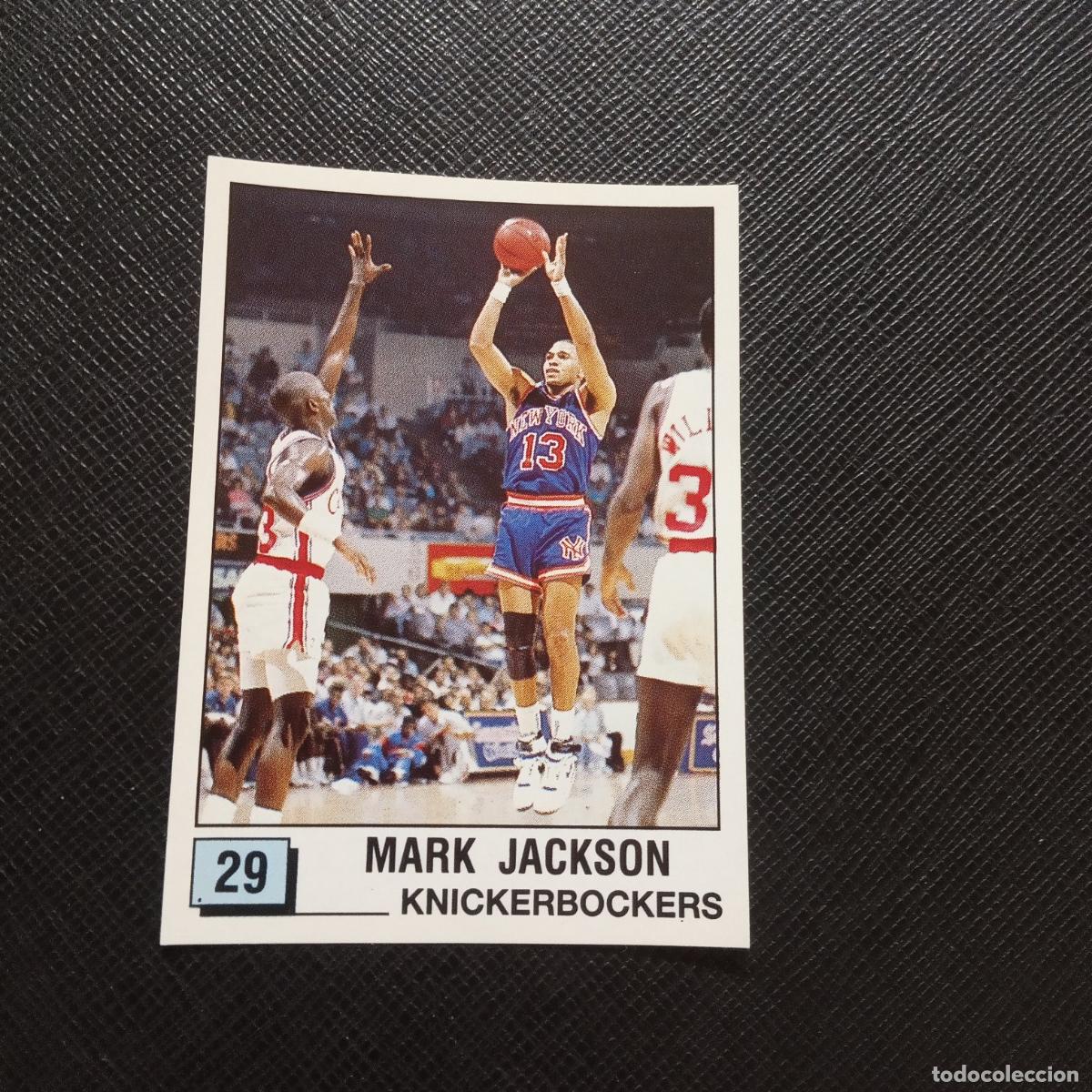 Coleccionismo deportivo: 29 MARK JACKSON KNICKERBOCKERS PANINI 1990 BASKET NBA 90 CROMO BALONCESTO - SIN PEGAR - A53 PG478