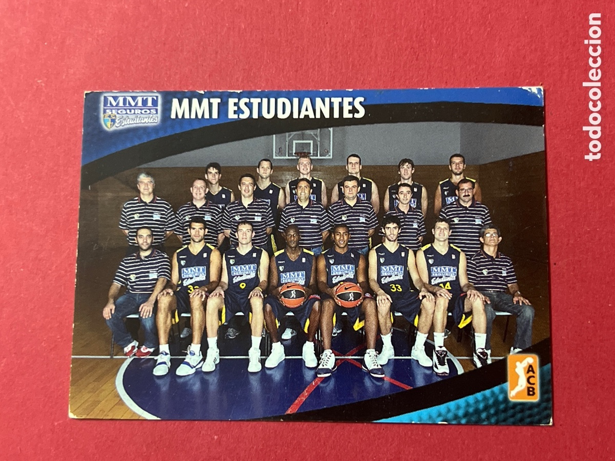 Coleccionismo deportivo: C654. PLANTILLA # 164 MMT ESTUDIANTES BALONCESTO ACB 2008/09 PANINI