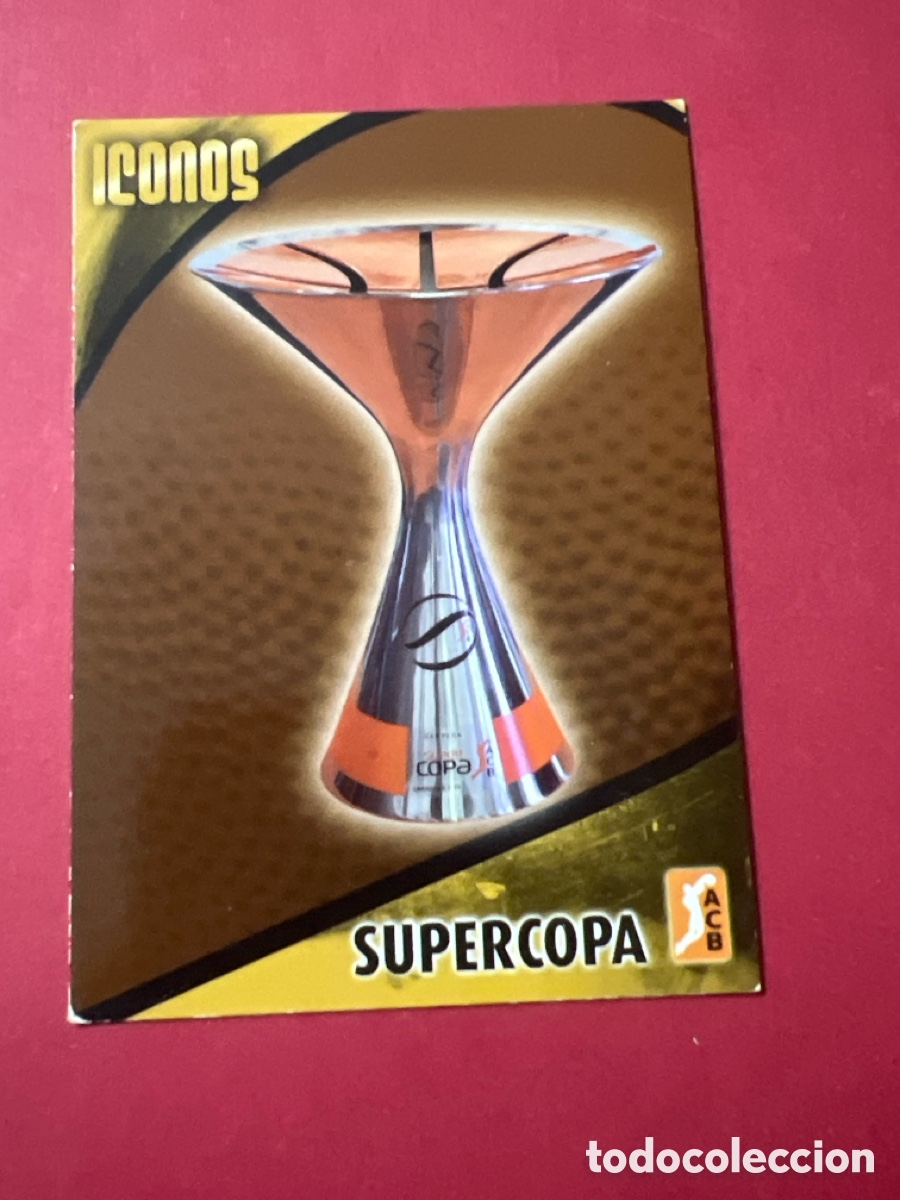 Coleccionismo deportivo: C658. ICONOS # 311 TROFEO SUPER COPA BALONCESTO ACB 2008/09 PANINI
