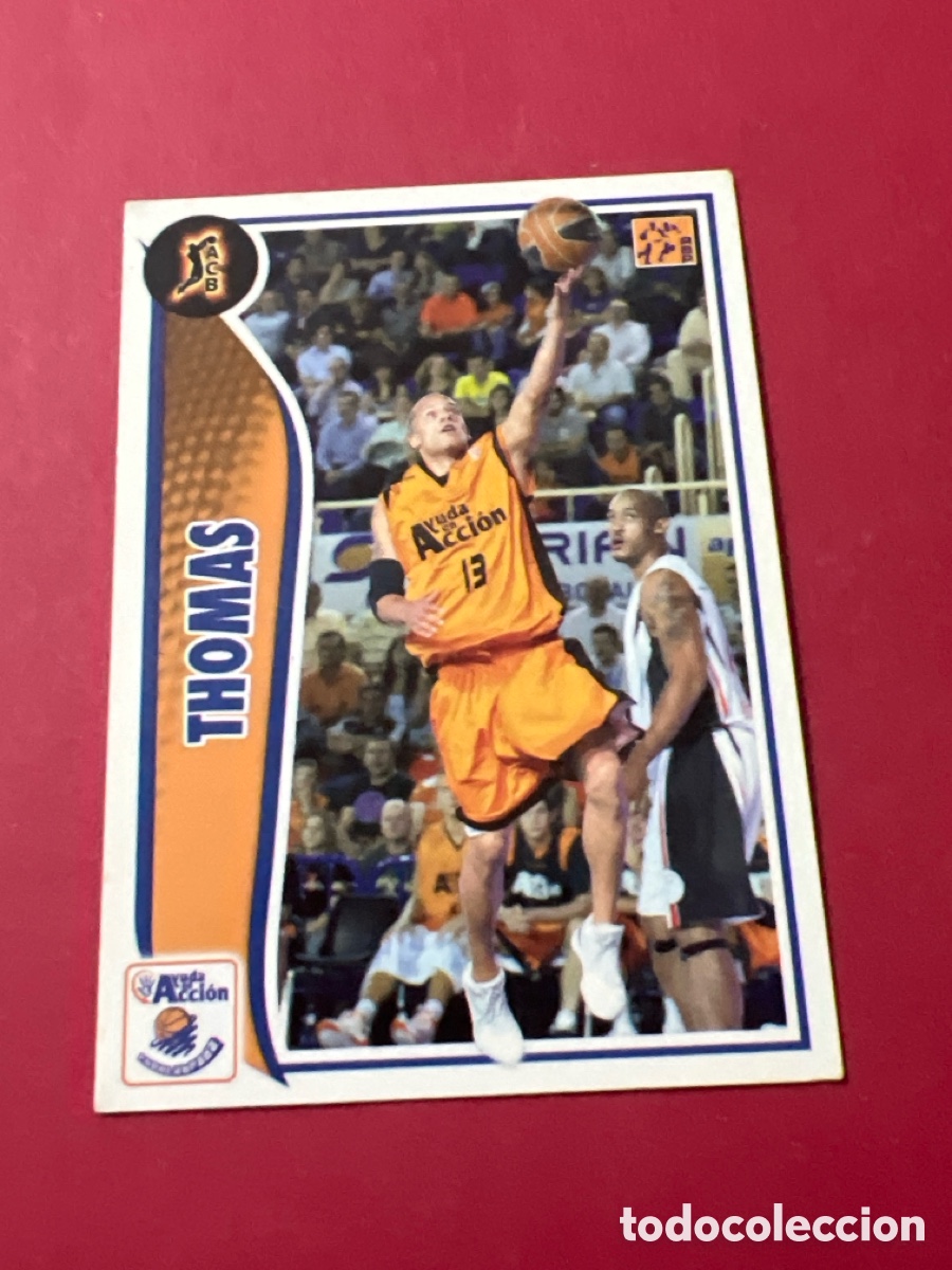 Coleccionismo deportivo: C665. BALONCESTO ACB 2008 2009 PANINI 22 THOMAS FUENLABRADA - BASKET CROMO 08 09