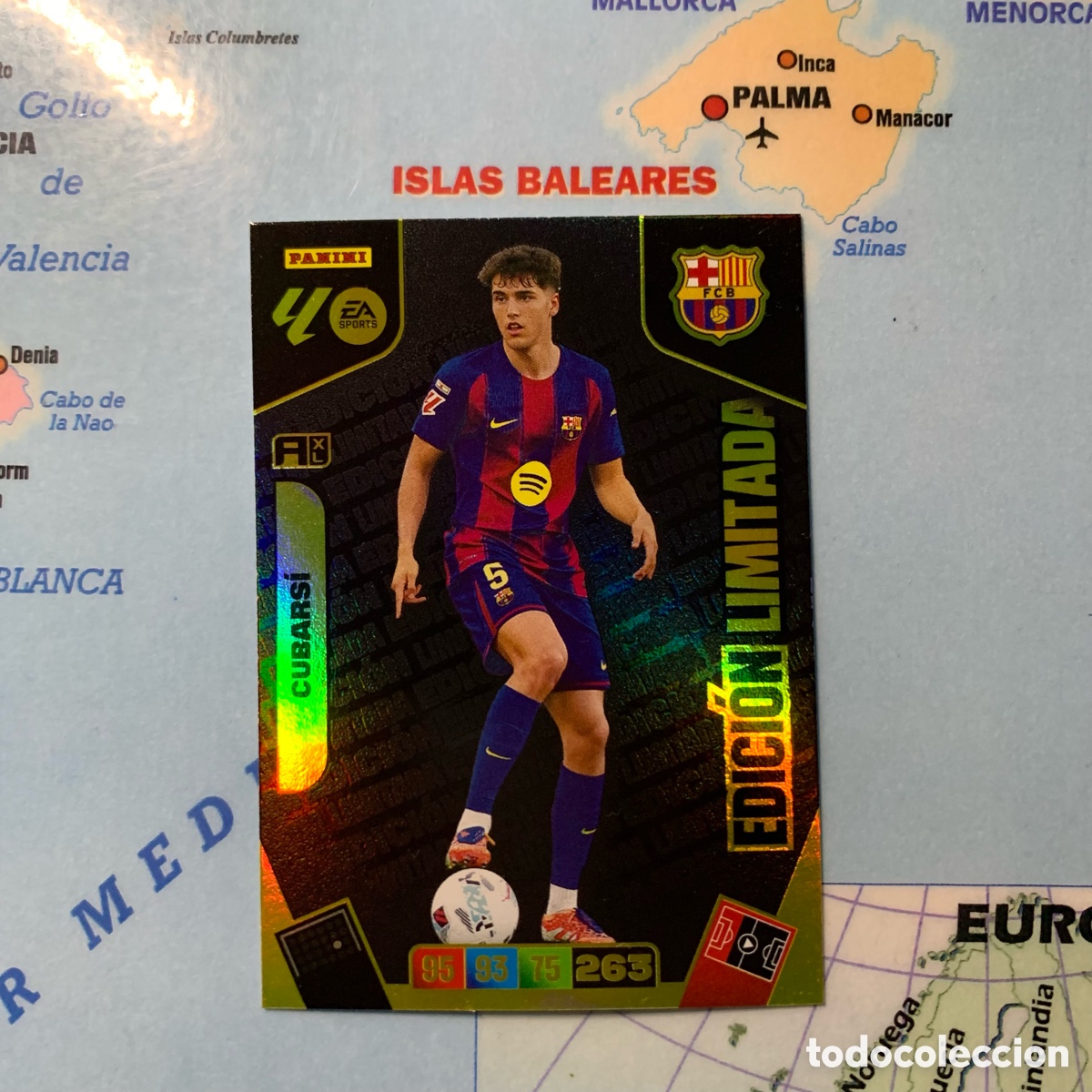 Coleccionismo deportivo: Cubarsi Edici&oacute;n Limitada Del Barcelona cromo adrenalyn XL 25-26 2025-2026