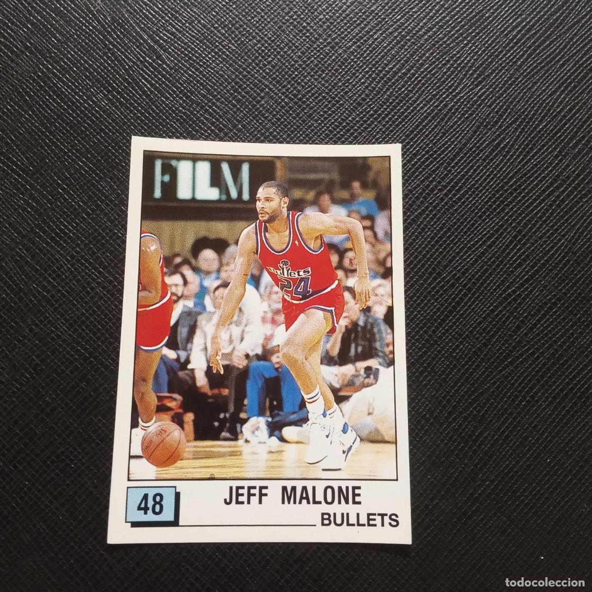 Coleccionismo deportivo: 48 JEFF MALONE BULLETS PANINI 1990 BASKET NBA 90 CROMO BALONCESTO - SIN PEGAR - A53 PG496