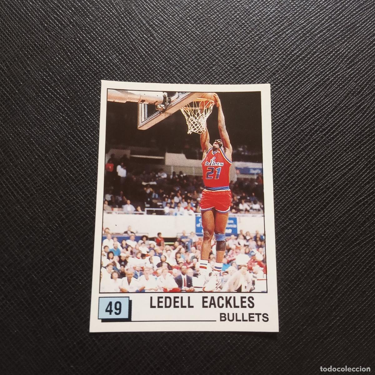 Coleccionismo deportivo: 49 LEDELL EACKLES BULLETS PANINI 1990 BASKET NBA 90 CROMO BALONCESTO - SIN PEGAR - A53 PG496