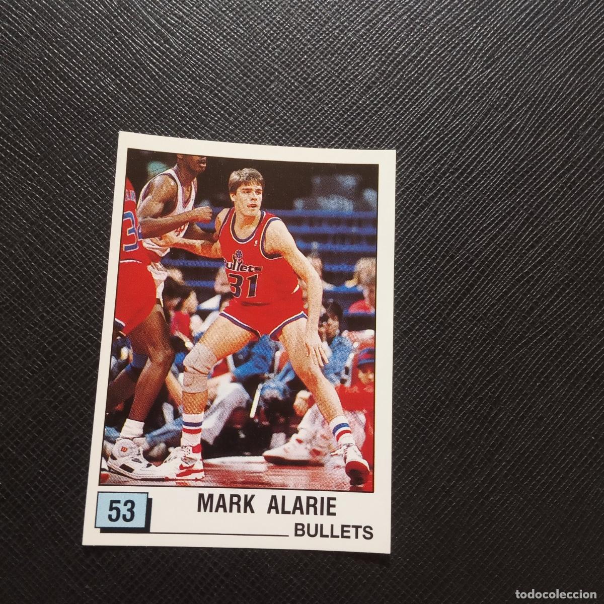 Coleccionismo deportivo: 53 MARK ALARIE BULLETS PANINI 1990 BASKET NBA 90 CROMO BALONCESTO - SIN PEGAR - A53 PG496