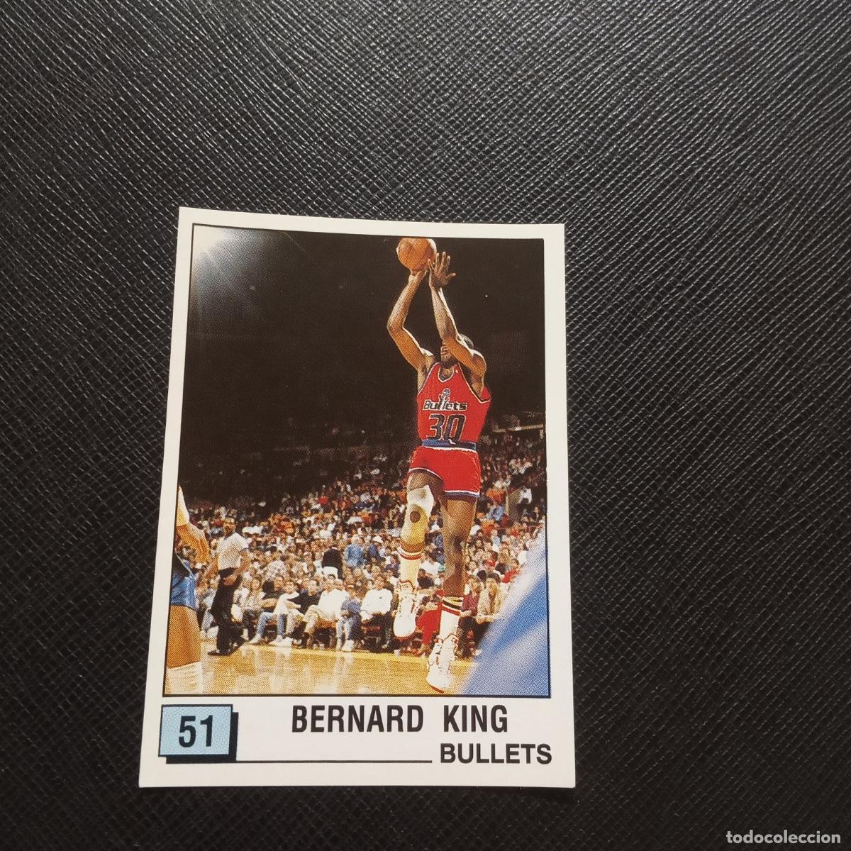 Coleccionismo deportivo: 51 BERNARD KING BULLETS PANINI 1990 BASKET NBA 90 CROMO BALONCESTO - SIN PEGAR - A53 PG496