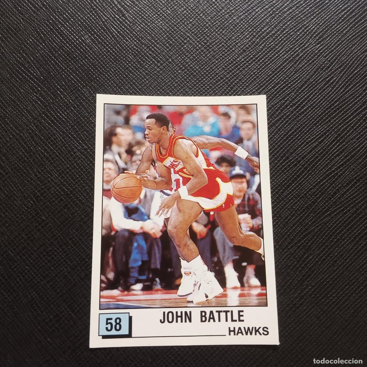 Coleccionismo deportivo: 58 JOHN BATTLE HAWKS PANINI 1990 BASKET NBA 90 CROMO BALONCESTO - SIN PEGAR - A53 PG505
