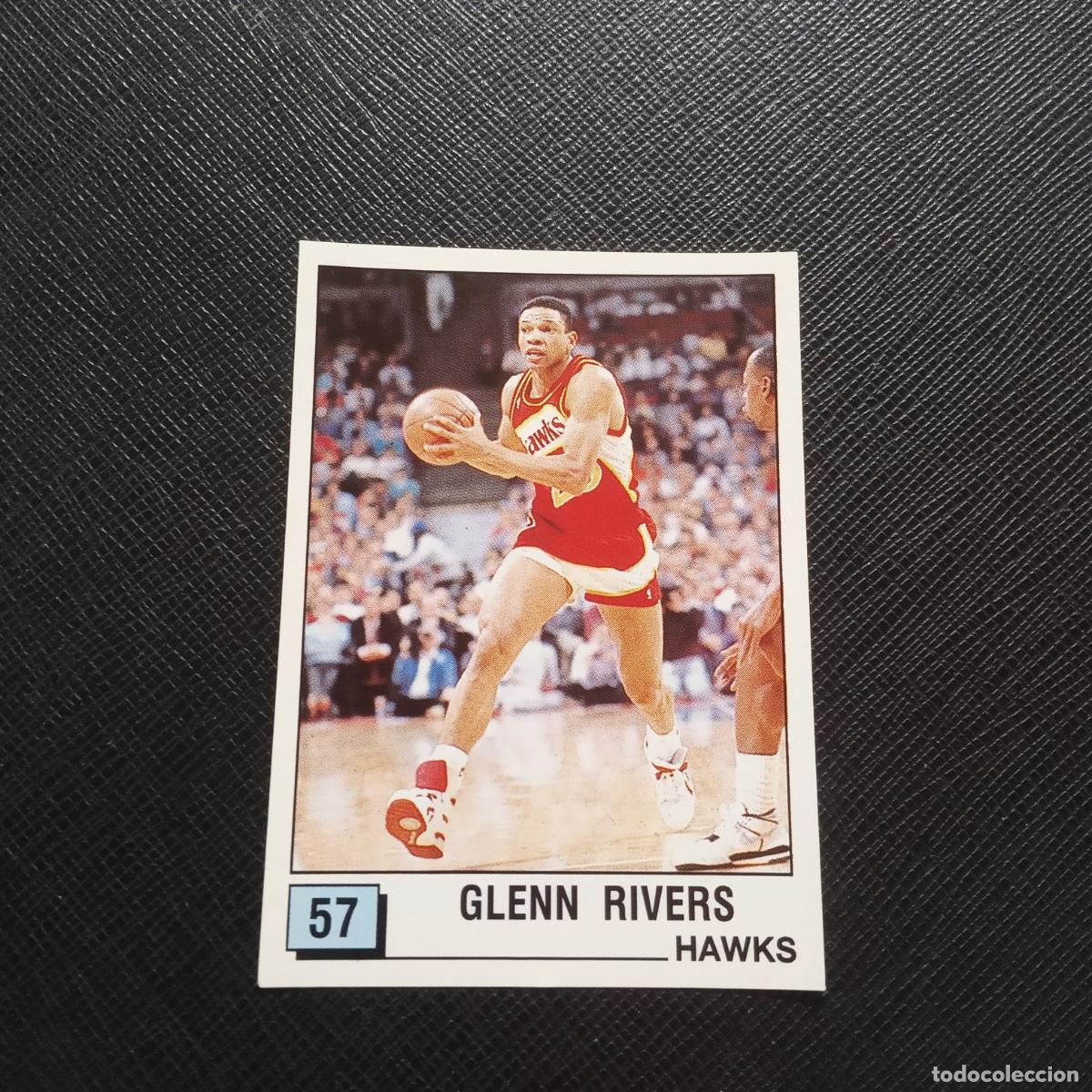 Coleccionismo deportivo: 57 GLENN RIVERS HAWKS PANINI 1990 BASKET NBA 90 CROMO BALONCESTO - SIN PEGAR - A53 PG505
