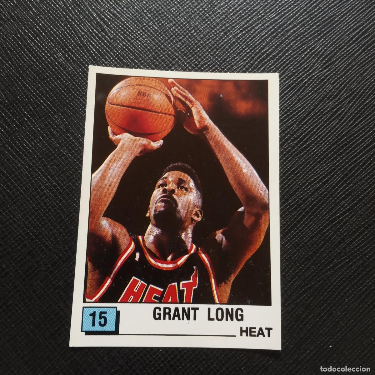 Coleccionismo deportivo: 15 GRANT LONG HEAT PANINI 1990 BASKET NBA 90 CROMO BALONCESTO - SIN PEGAR - A53 PG505