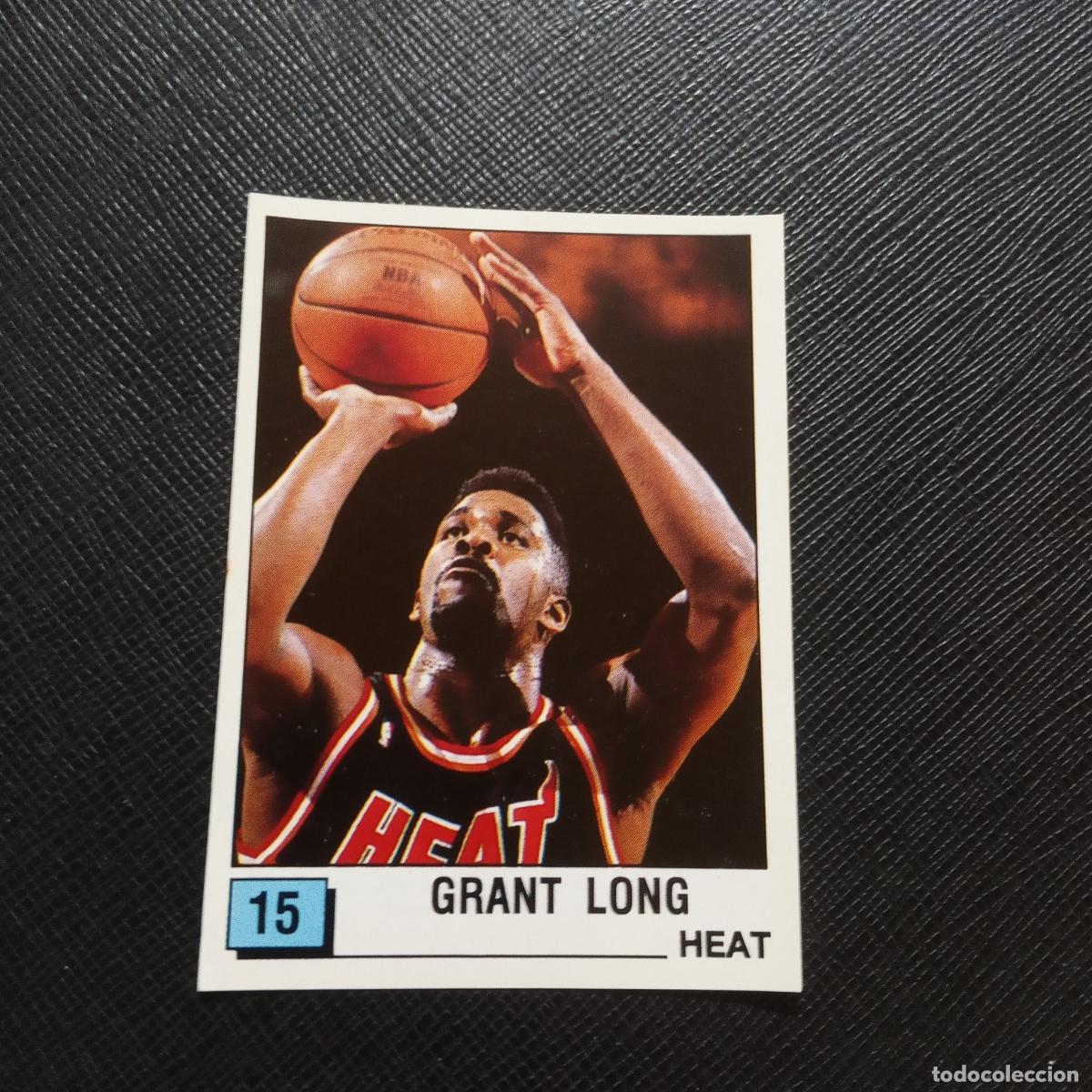 Coleccionismo deportivo: 15 GRANT LONG HEAT PANINI 1990 BASKET NBA 90 CROMO BALONCESTO - SIN PEGAR - A53 PG514 B