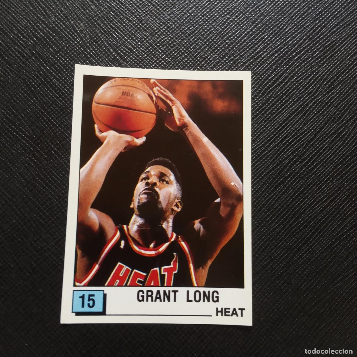 Coleccionismo deportivo: 15 GRANT LONG HEAT PANINI 1990 BASKET NBA 90 CROMO BALONCESTO - SIN PEGAR - A53 PG532