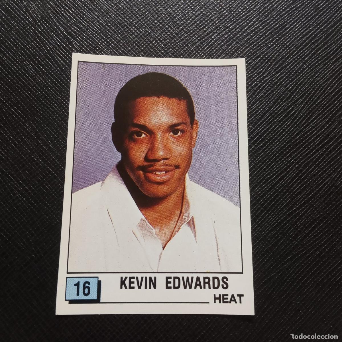 Coleccionismo deportivo: 16 KEVIN EDWARDS HEAT PANINI 1990 BASKET NBA 90 CROMO BALONCESTO - SIN PEGAR - A53 PG532