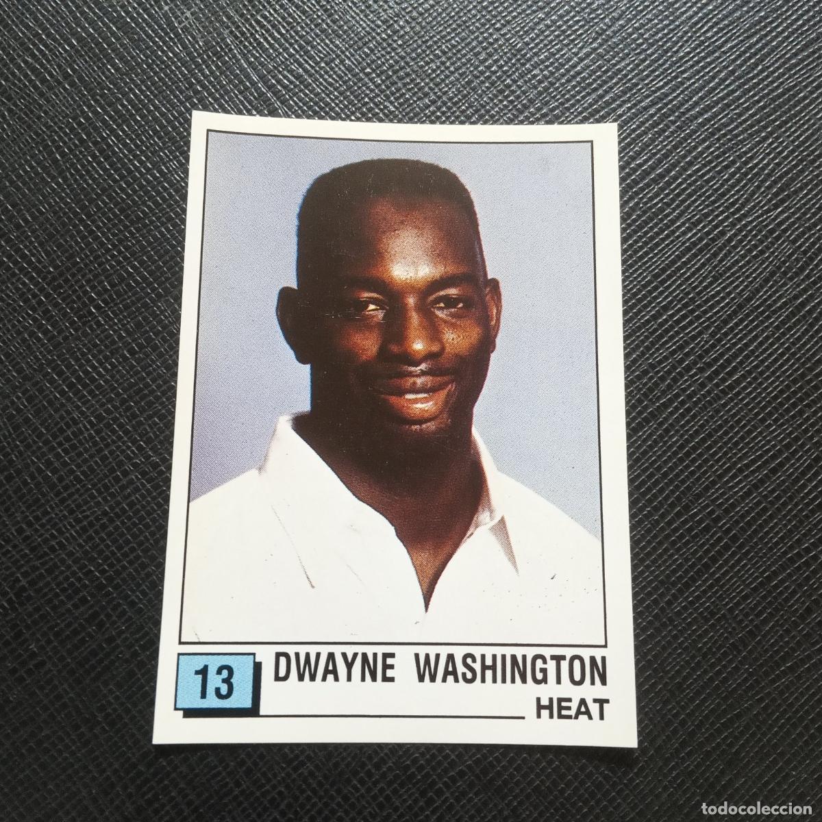 Coleccionismo deportivo: 13 DWAYNE WASHINGTON HEAT PANINI 1990 BASKET NBA 90 CROMO BALONCESTO - SIN PEGAR - A53 PG514