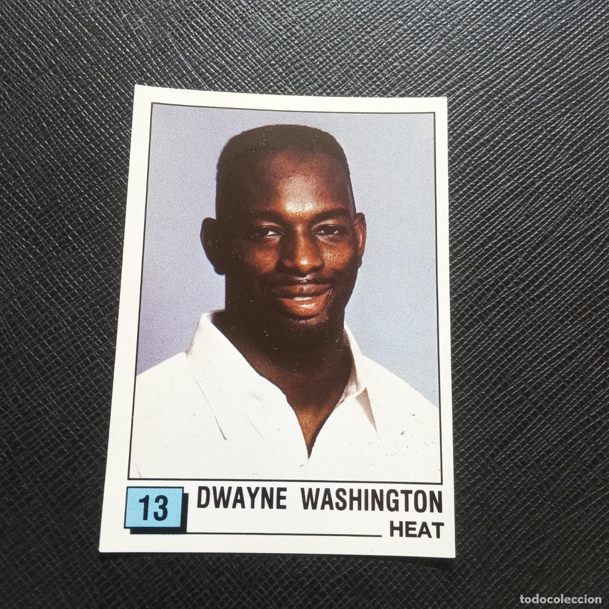 Coleccionismo deportivo: 13 DWAYNE WASHINGTON HEAT PANINI 1990 BASKET NBA 90 CROMO BALONCESTO - SIN PEGAR - A53 PG514 B