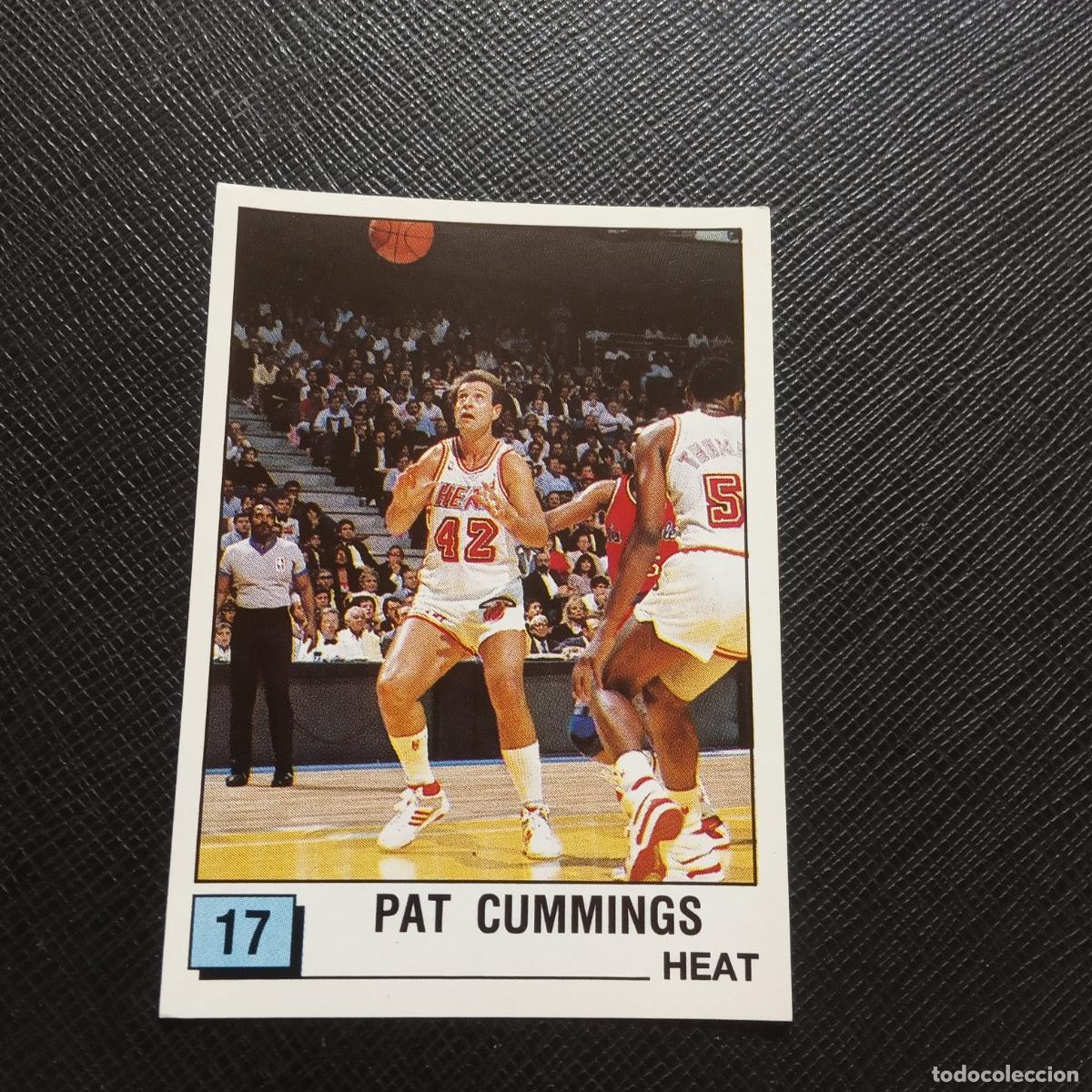 Coleccionismo deportivo: 17 PAT CUMMINGS HEAT PANINI 1990 BASKET NBA 90 CROMO BALONCESTO - SIN PEGAR - A53 PG532