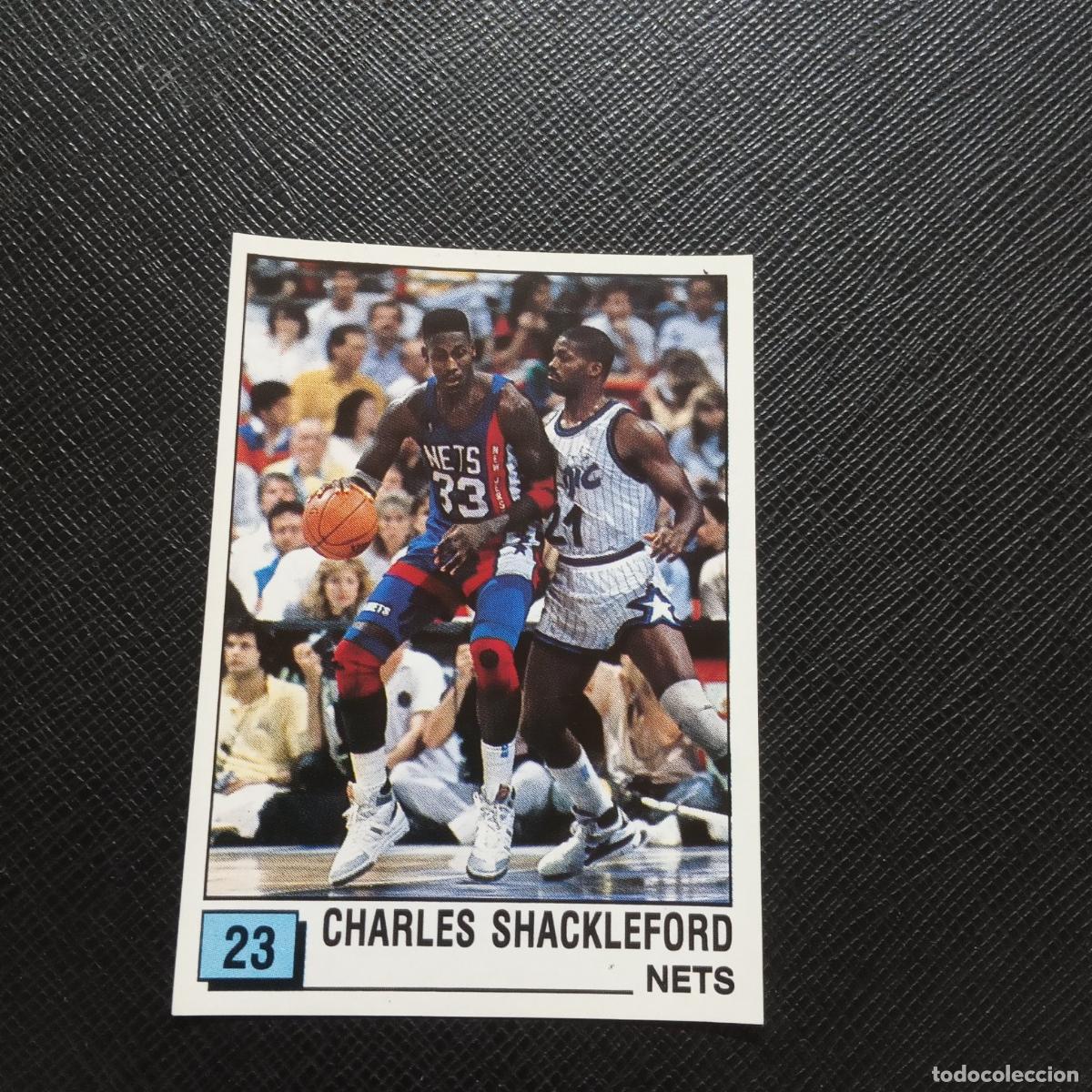 Coleccionismo deportivo: 23 CHARLES SHACKLEFORD NETS PANINI 1990 BASKET NBA 90 CROMO BALONCESTO - SIN PEGAR - A53 PG532