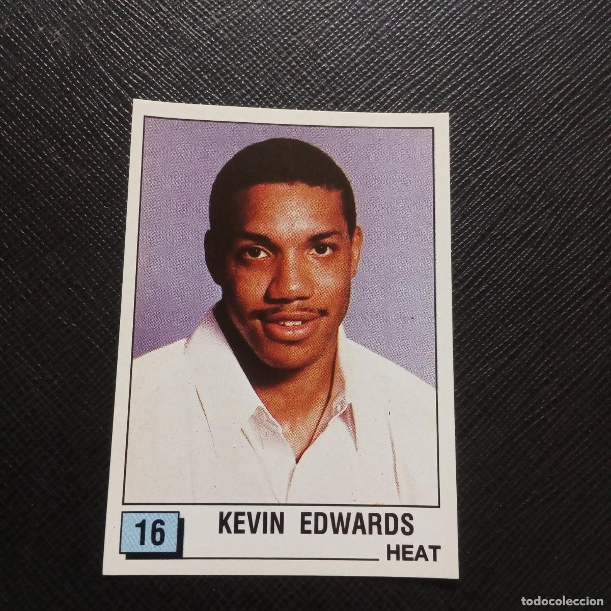 Coleccionismo deportivo: 16 KEVIN EDWARDS HEAT PANINI 1990 BASKET NBA 90 CROMO BALONCESTO - SIN PEGAR - A53 PG532