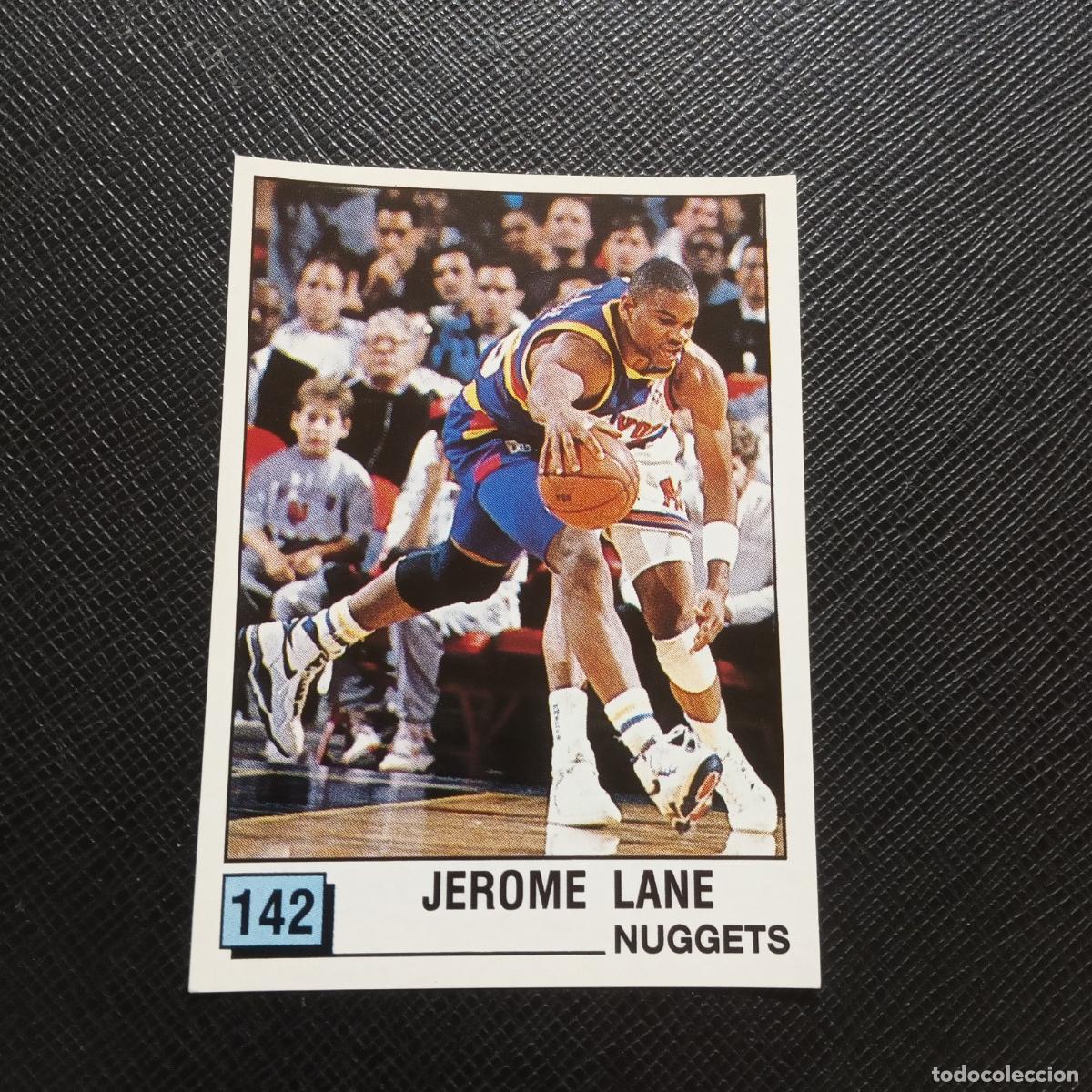 Coleccionismo deportivo: 142 JEROME LANE NUGGETS PANINI 1990 BASKET NBA 90 CROMO BALONCESTO - SIN PEGAR - A53 PG523