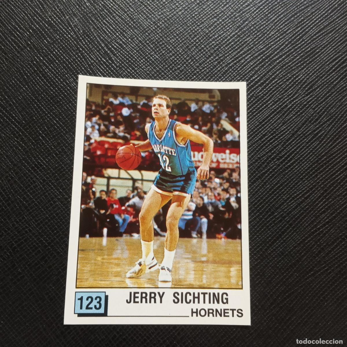 Coleccionismo deportivo: 123 JERRY SICHTING HORNETS PANINI 1990 BASKET NBA 90 CROMO BALONCESTO - SIN PEGAR - A53 PG532 B