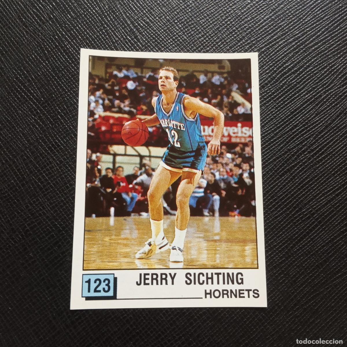 Coleccionismo deportivo: 123 JERRY SICHTING HORNETS PANINI 1990 BASKET NBA 90 CROMO BALONCESTO - SIN PEGAR - A53 PG514 B