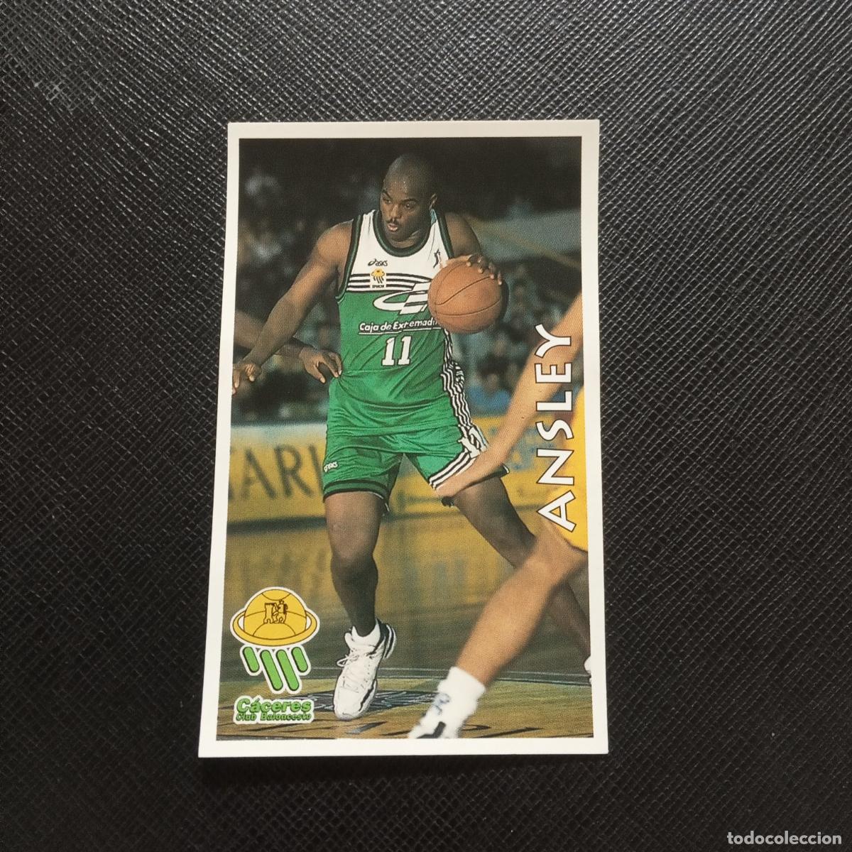 Coleccionismo deportivo: 120 ANSELEY CACERES MUNDICROMO ACB 96 97 BALONCESTO 1996 1997 - SIN PEGAR - A81 PG73