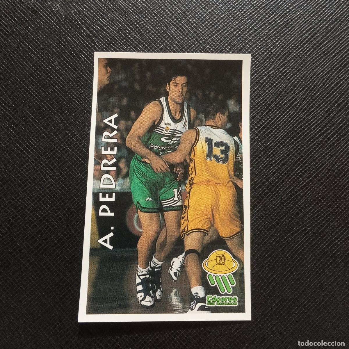 Coleccionismo deportivo: 122 A PEDRERA CACERES MUNDICROMO ACB 96 97 BALONCESTO 1996 1997 - SIN PEGAR - A81 PG91