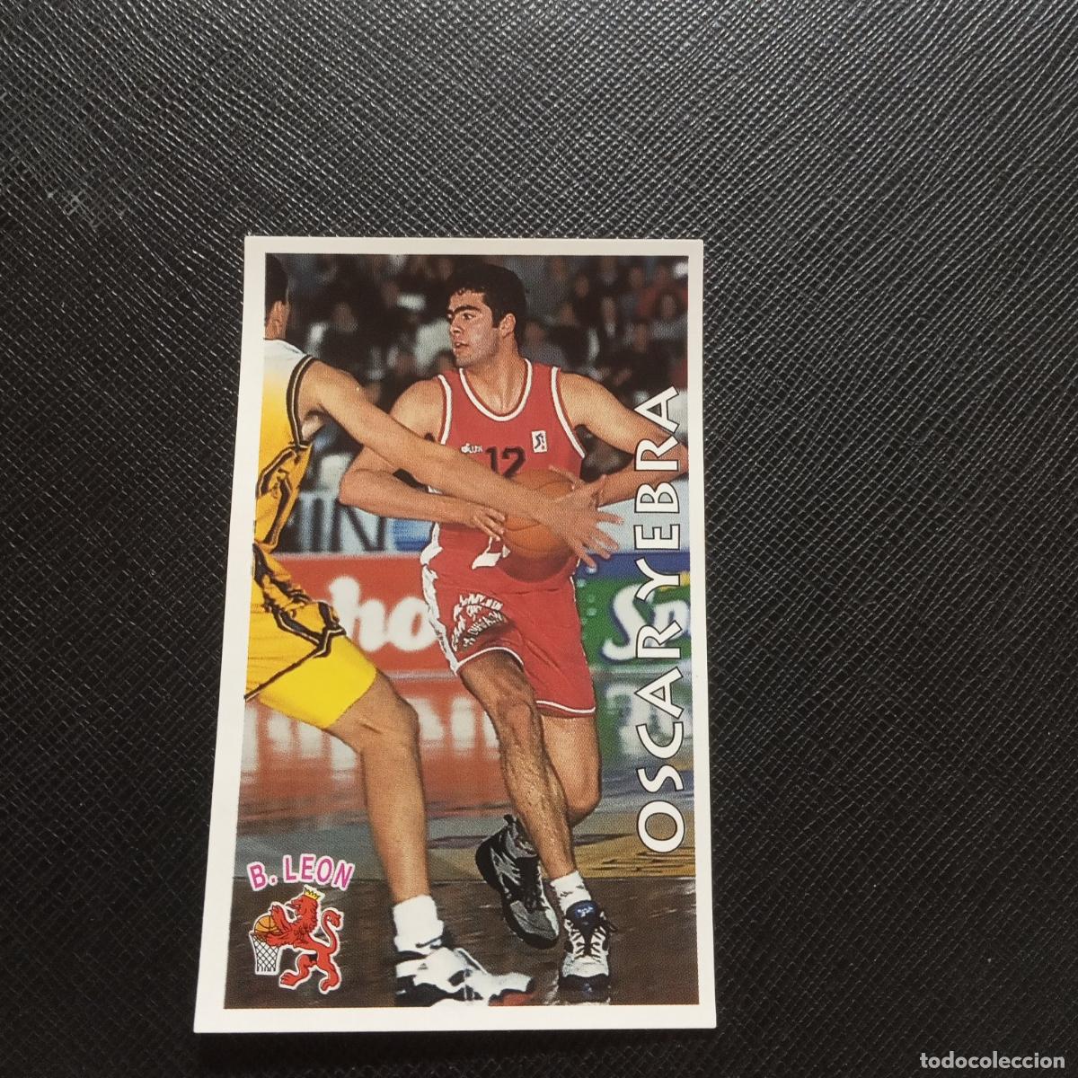 Collezionismo sportivo: 150 OSCAR YEBRA LEON MUNDICROMO ACB 96 97 BALONCESTO 1996 1997 - SIN PEGAR - A81 PG91