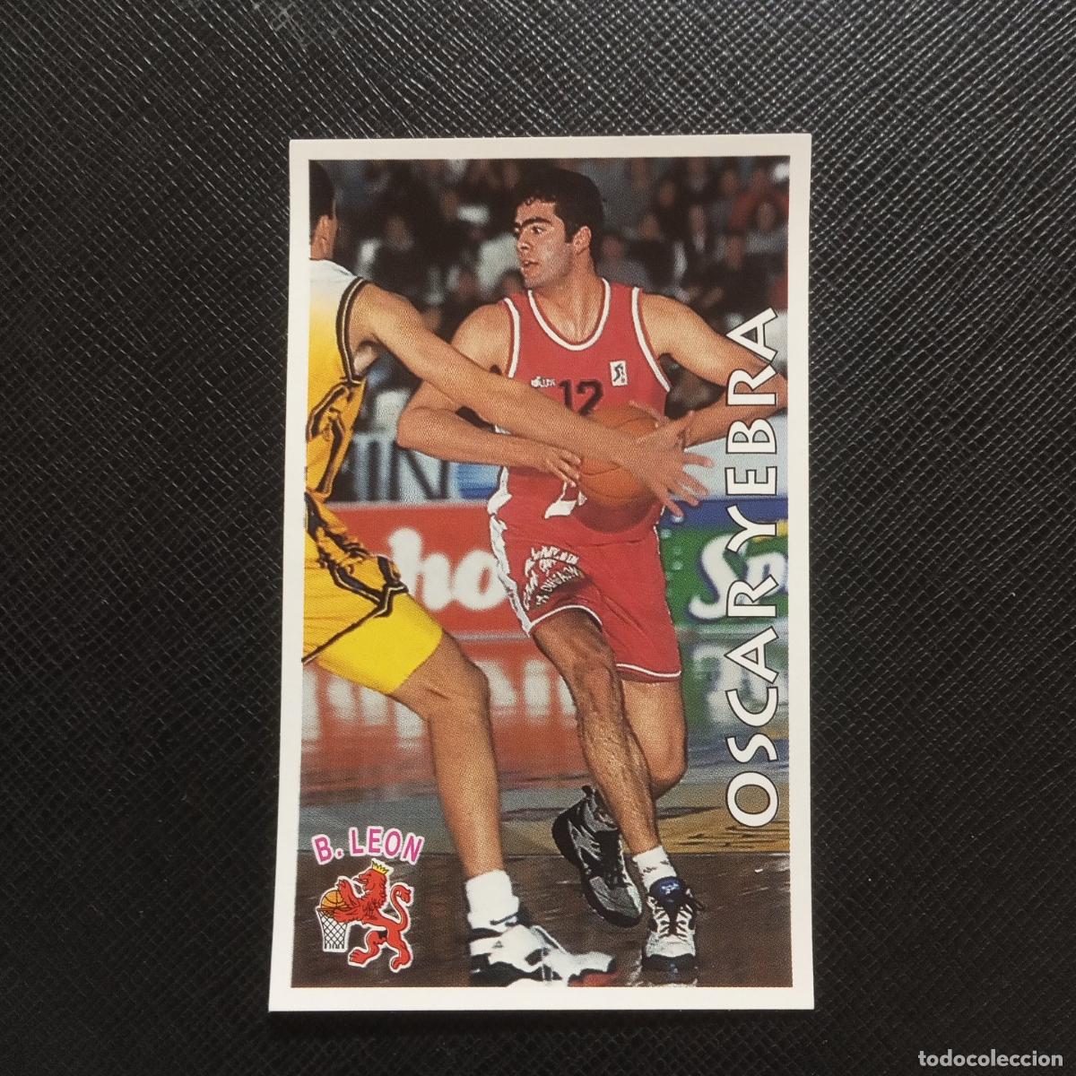 Coleccionismo deportivo: 150 OSCAR YEBRA LEON MUNDICROMO ACB 96 97 BALONCESTO 1996 1997 - SIN PEGAR - A81 PG118